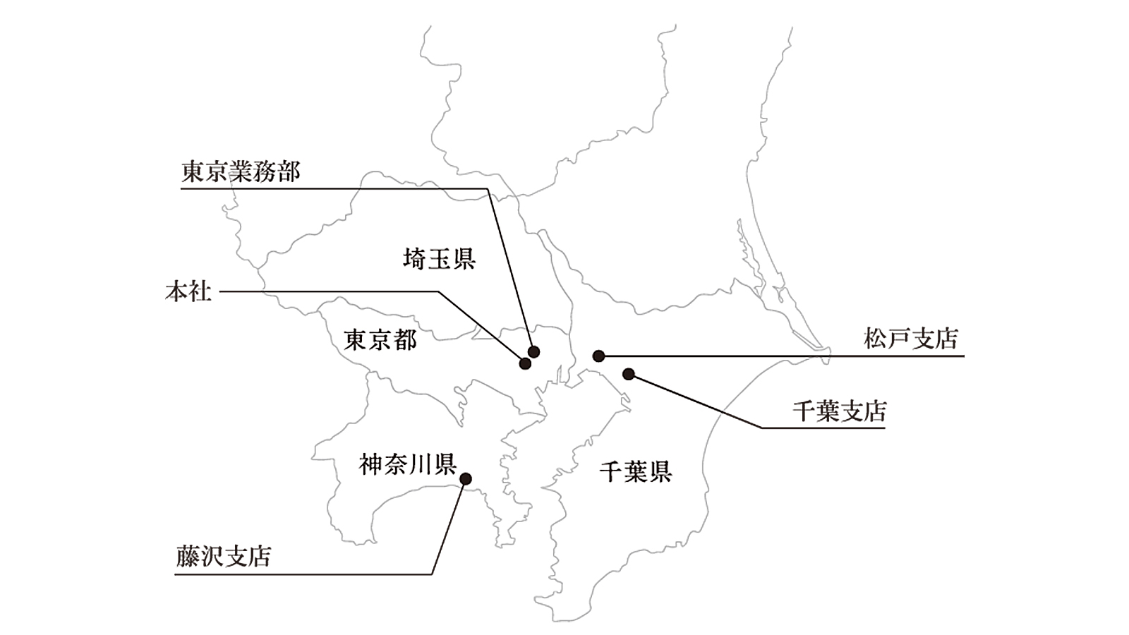 セレモニーの東京都・神奈川県・埼玉県・千葉県の対応エリア