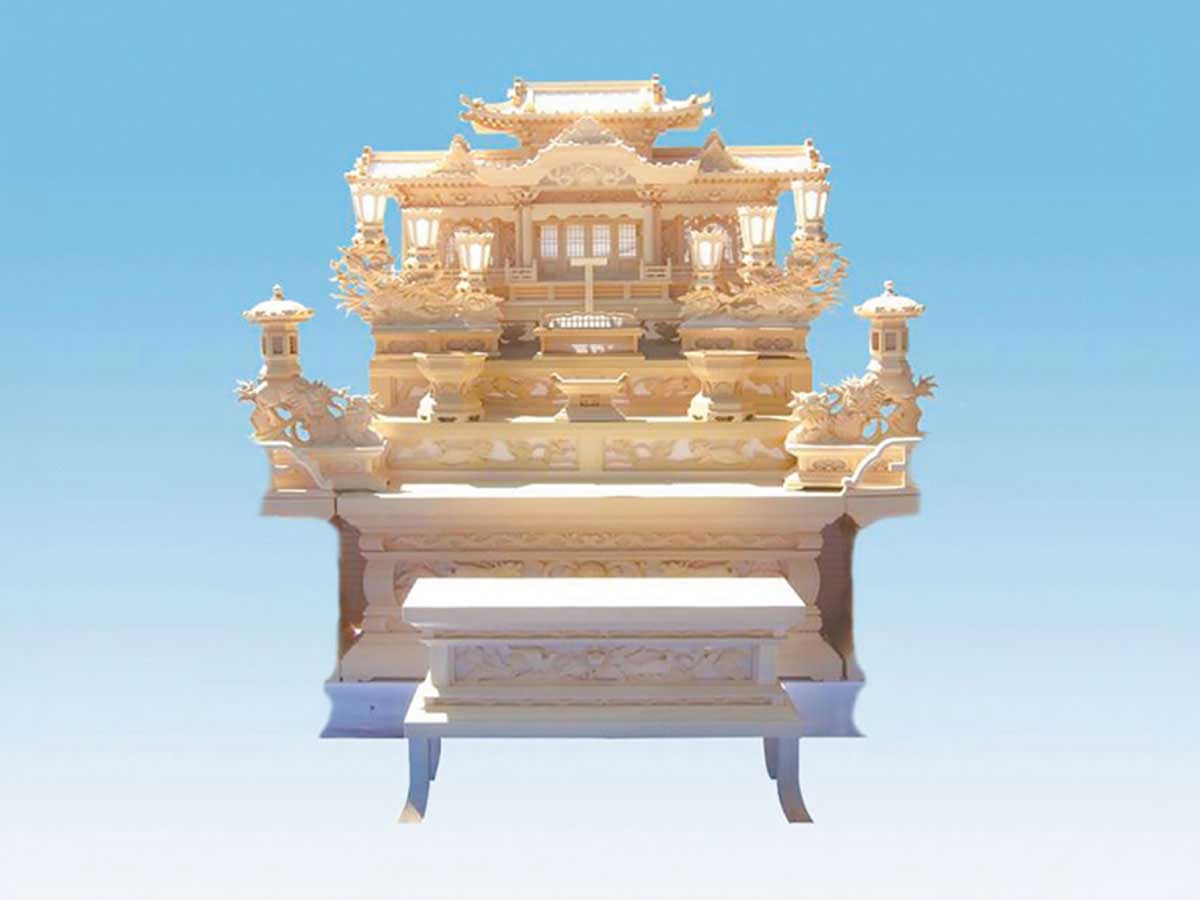 仏式白木祭壇
