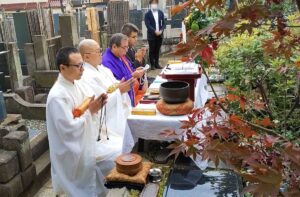 安詳寺 久が原庭園園林廟の樹木葬開眼法要へ参列しました