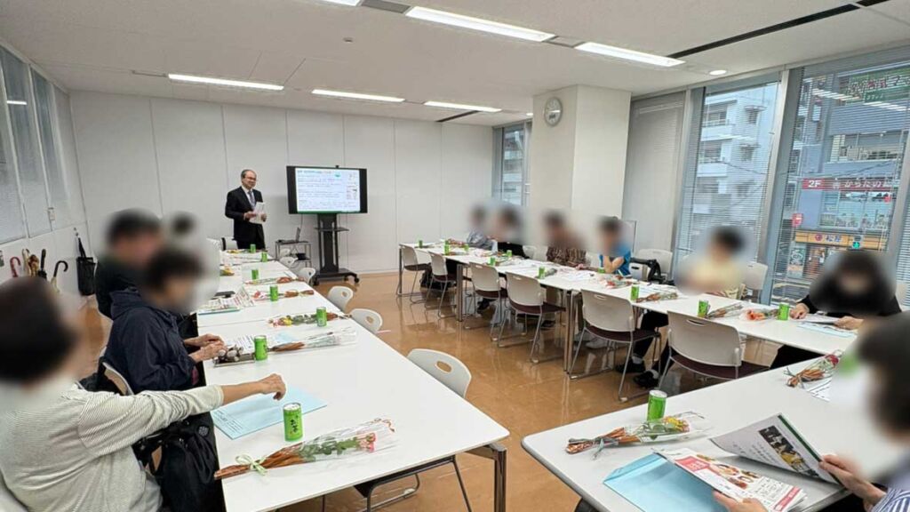 安心葬儀学習会 パルシステム東京の開催風景
